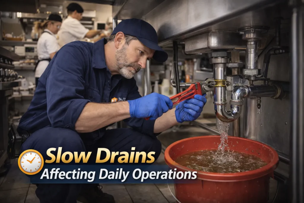 Slow Drains Affecting Daily Operations – Commercial Plumbing Weston FL