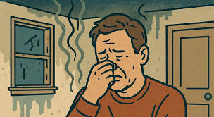 Musty smell after water leak